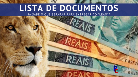 lista de documentos para imposto de renda 2018